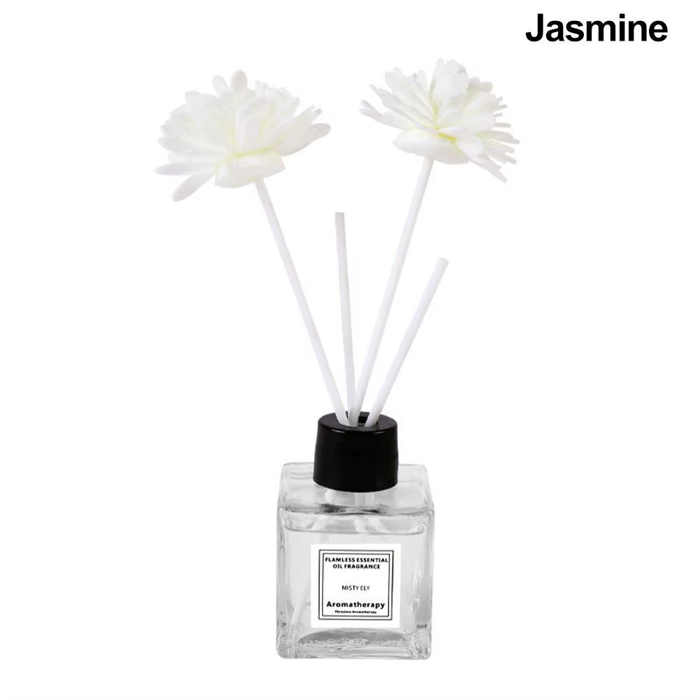 Fireless Aromatherapy Essential Oil Natural Long Lasting Air Freshener Floral Fragrance Oil with Reed Diffuser Stick for Home