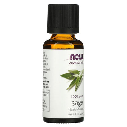 NOW Foods Essential Oils, Sage, 1 Fl Oz (30 Ml)