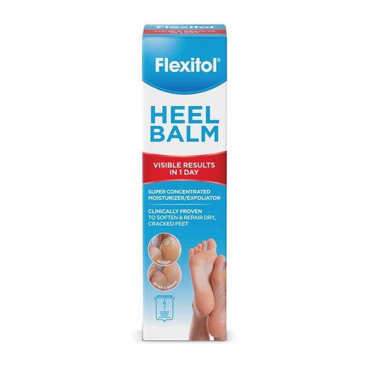 Flexitol Heel Balm, Rich Moisturizing & Exfoliating Foot Cream, Original Version, 4 Oz