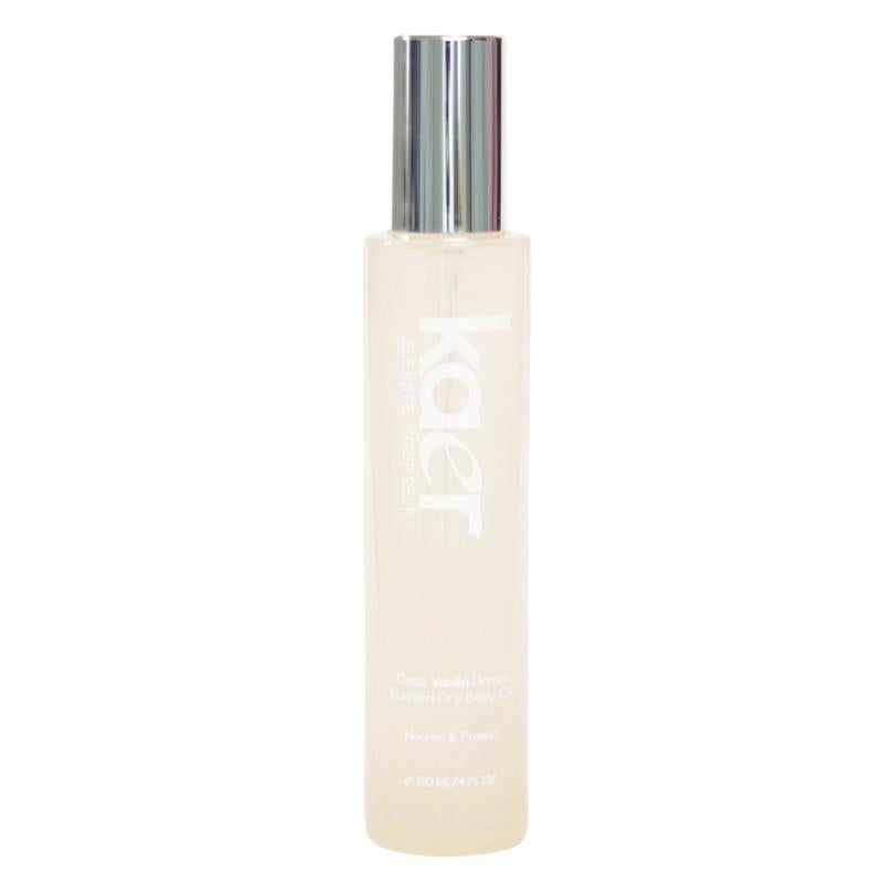 Coco Vanilla Dream Scented Dry Body Oil with Coconut, Jojoba, and Soybean Oils and Vitamin E
