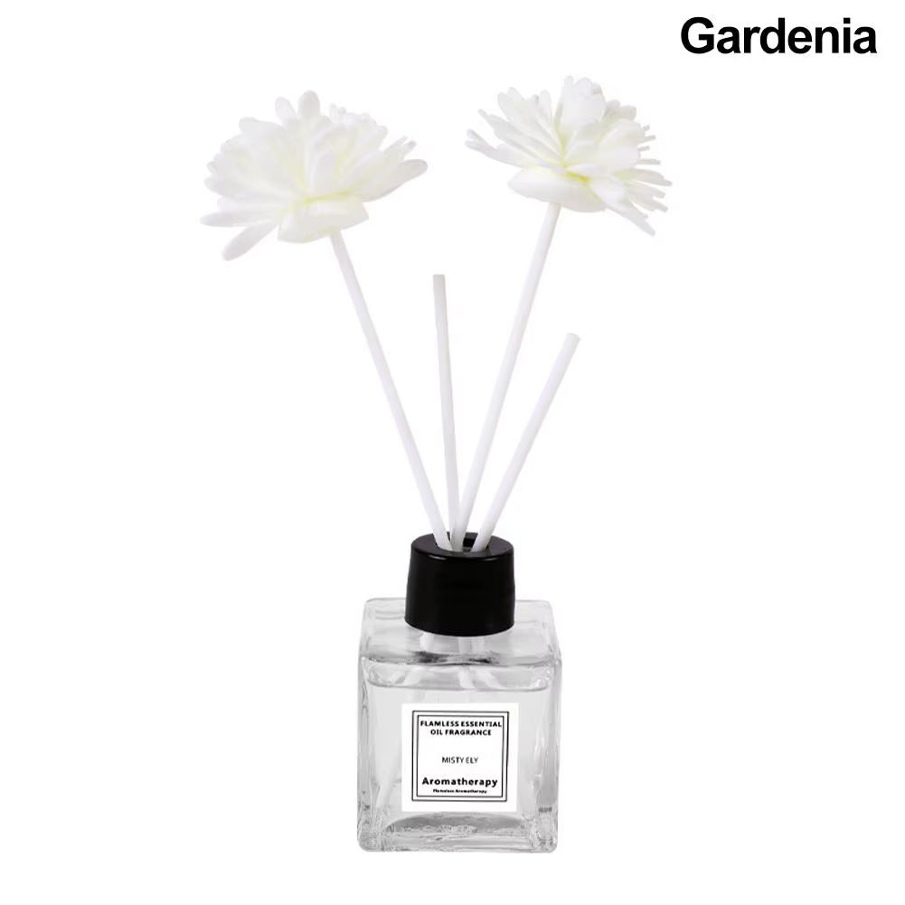 Fireless Aromatherapy Essential Oil Natural Long Lasting Air Freshener Floral Fragrance Oil with Reed Diffuser Stick for Home