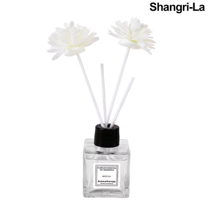 Fireless Aromatherapy Essential Oil Natural Long Lasting Air Freshener Floral Fragrance Oil with Reed Diffuser Stick for Home
