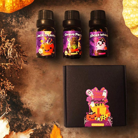 Halloween Essential Oil Set, Fragrance Diffusers & Humidifiers, Long-Lasting Scented Oils for Home Decor, Parties, Gifts