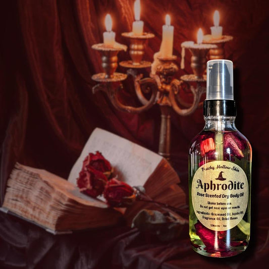 Goddess Scented Dry Body Oils & Roll-On | 12 Luxury Fragrances with Botanicals | Quick-Absorbing Body Oil