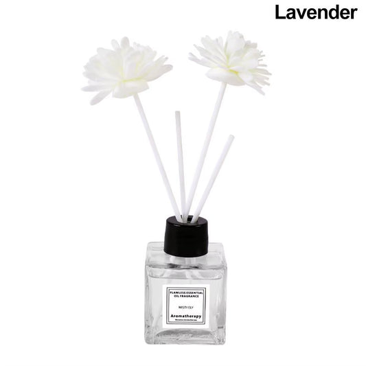 Fireless Aromatherapy Essential Oil Natural Long Lasting Air Freshener Floral Fragrance Oil with Reed Diffuser Stick for Home