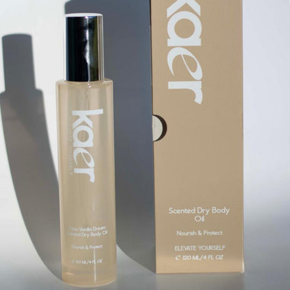 Coco Vanilla Dream Scented Dry Body Oil with Coconut, Jojoba, and Soybean Oils and Vitamin E
